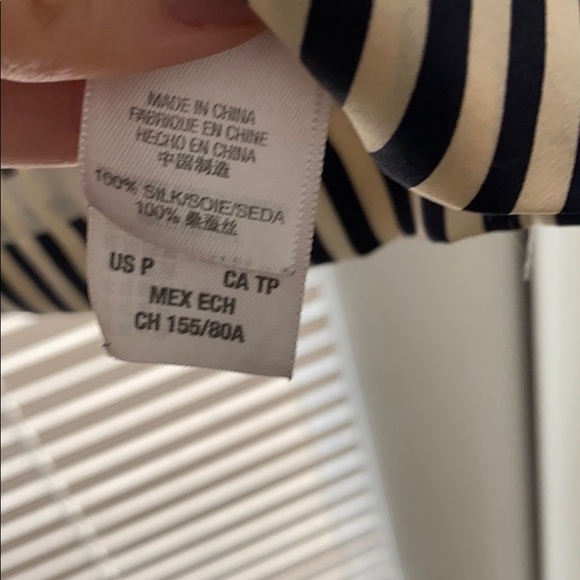 Juicy couture striped silk blouse xs - Picture 4 of 4